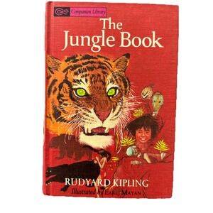 1963 The Wizard of Oz The Jungle Book‎ Hardcover Two Stories in One Illustrated